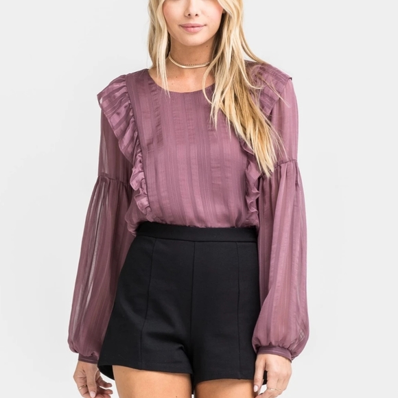 LUSH Ruffle Victorian Shake Top - Picture 13 of 14